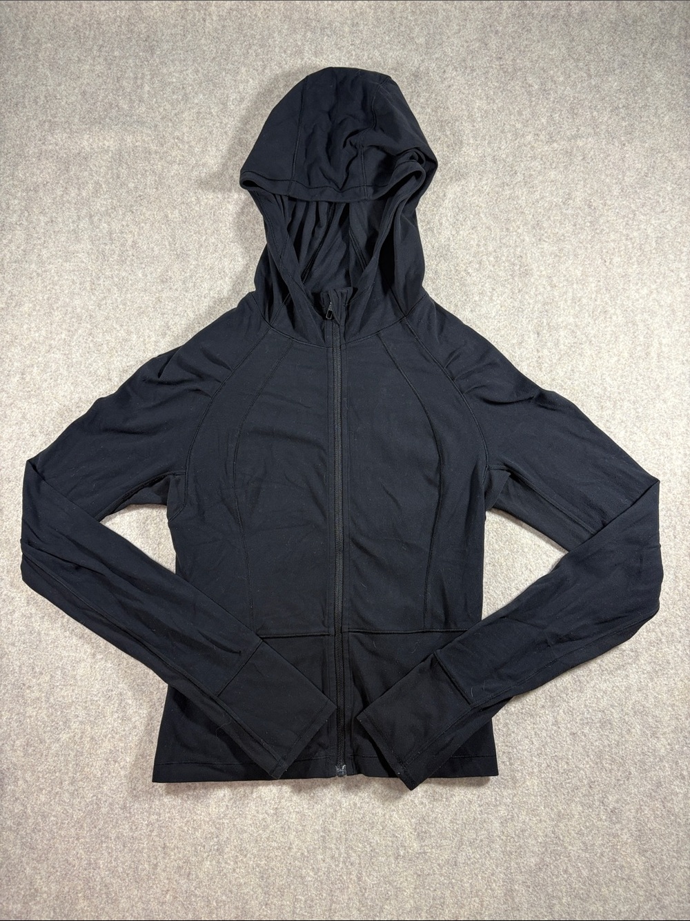 Lululemon Women’s Always Agile Jacket Black Size 4 EUC Full Zip